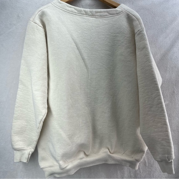 Mayberry USA Apparel Vtg 90s Med Christian Kitsch Jesus Angels Roses Cardigan - Picture 6 of 8